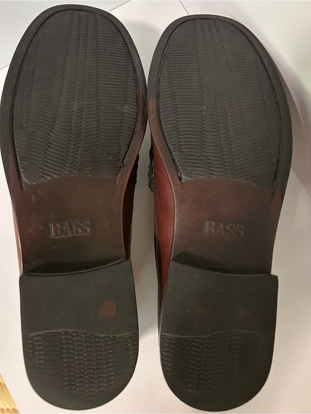 Bass Weejuns Brown Leather Penny Loafers - Picture 4 of 4